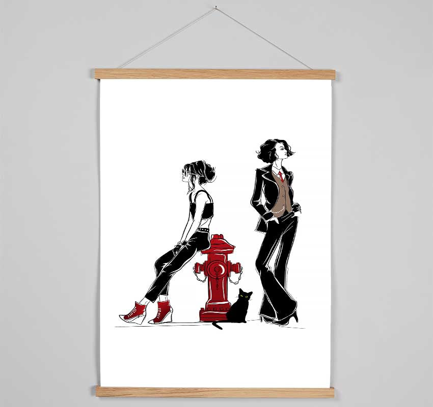 Funky Women Hanging Poster - Wallart-Direct UK