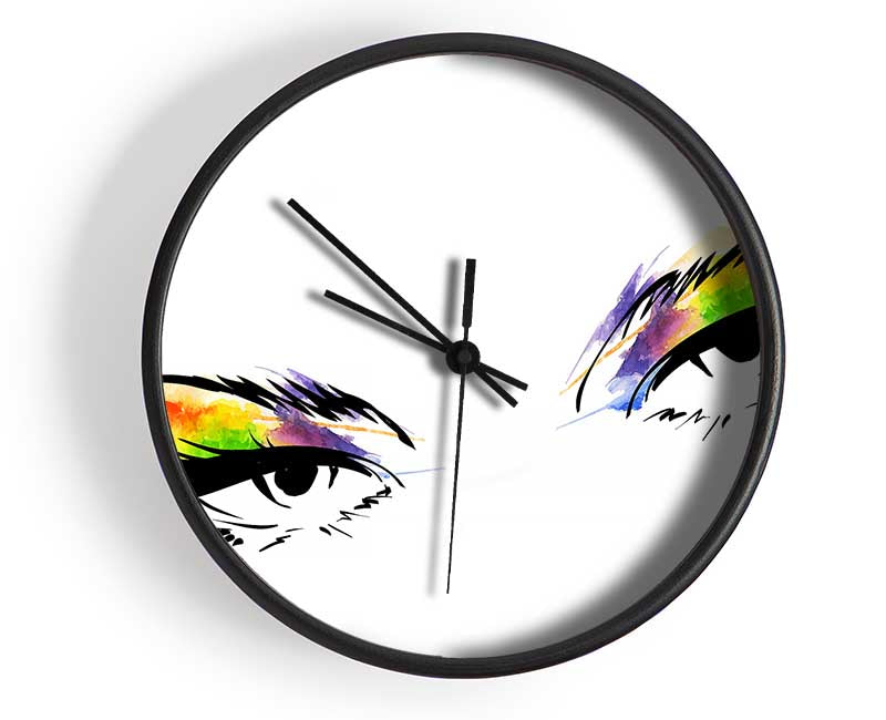 Eyes Is Where You Start Clock - Wallart-Direct UK