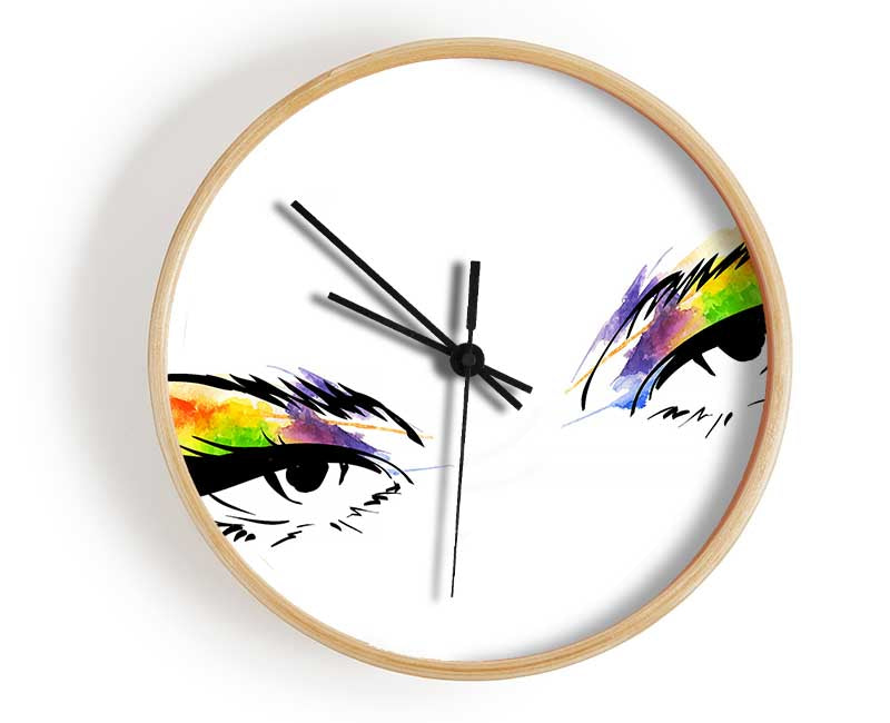 Eyes Is Where You Start Clock - Wallart-Direct UK