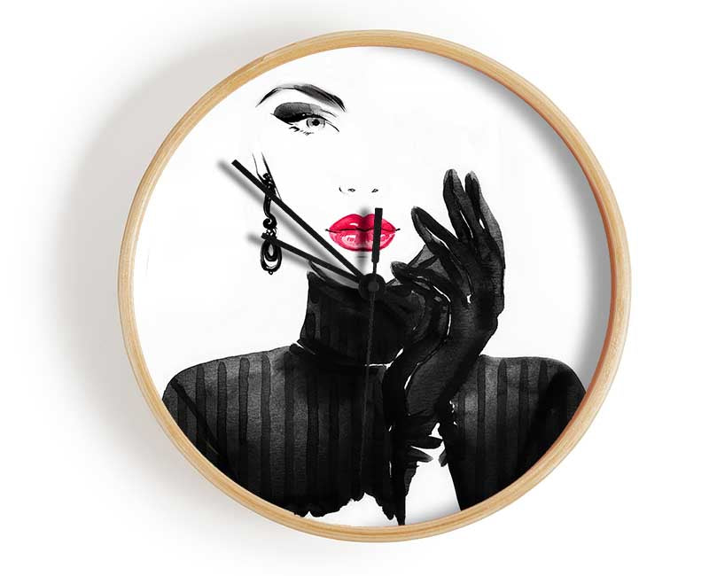 Beauty Of A Woman Clock - Wallart-Direct UK