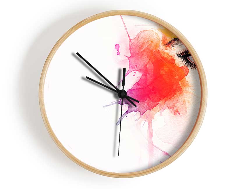 Beauty Of A Woman 2 Clock - Wallart-Direct UK