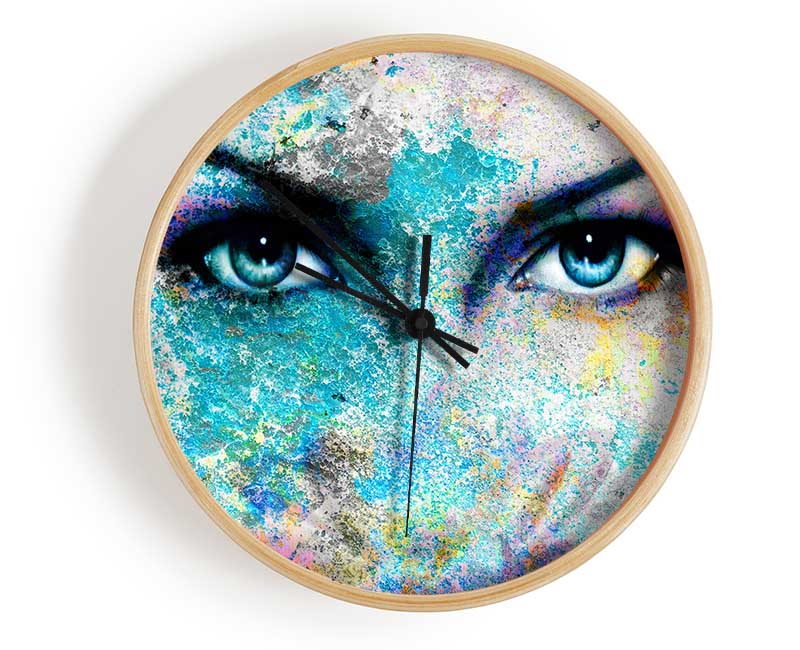 Its All In The Eyes Clock - Wallart-Direct UK