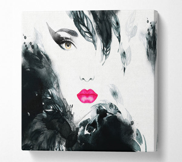 A Square Canvas Print Showing Glamour Square Wall Art