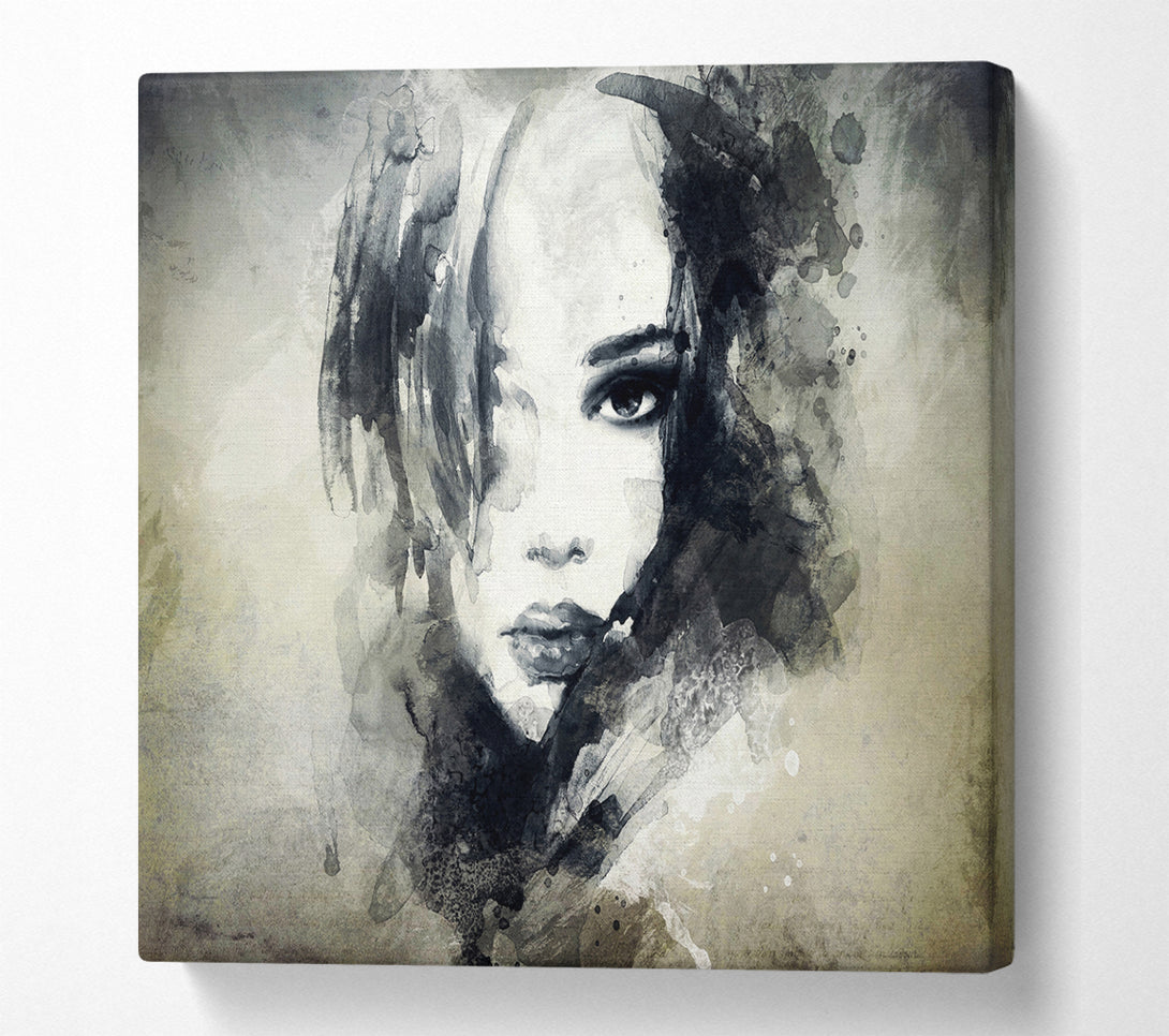 A Square Canvas Print Showing Beauty And Style Square Wall Art