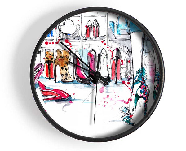 Shoes Glorious Shoes Clock - Wallart-Direct UK