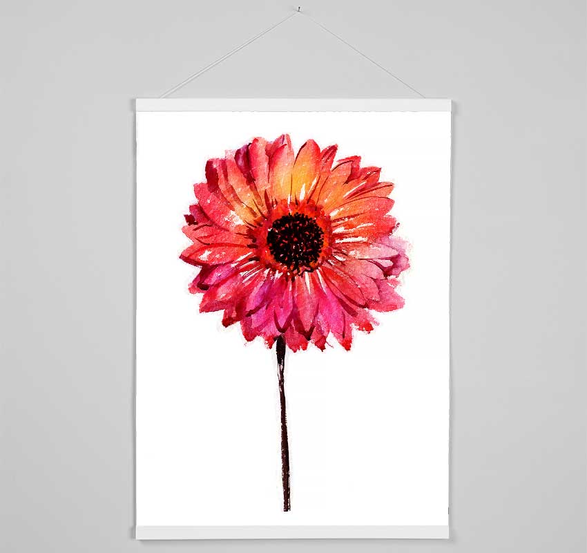 Gerbera pinks Hanging Poster - Wallart-Direct UK