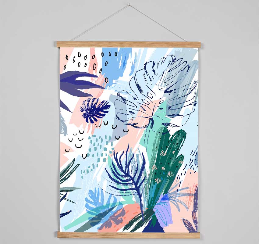 Jungle Abstract Hanging Poster - Wallart-Direct UK