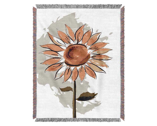 Sunflower Beauty Woven Blanket