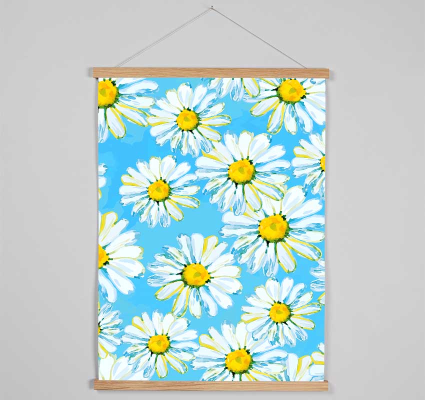 Daisy Blues Hanging Poster - Wallart-Direct UK