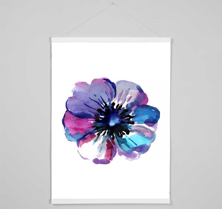 Psychedelic Flower Head Hanging Poster - Wallart-Direct UK