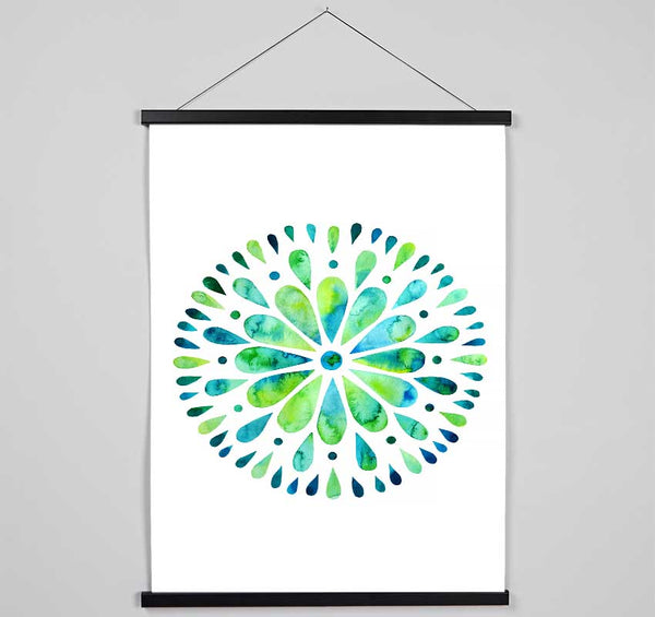 Petal Pattern Hanging Poster - Wallart-Direct UK