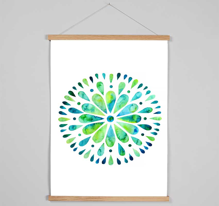 Petal Pattern Hanging Poster - Wallart-Direct UK