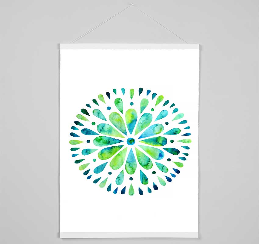 Petal Pattern Hanging Poster - Wallart-Direct UK