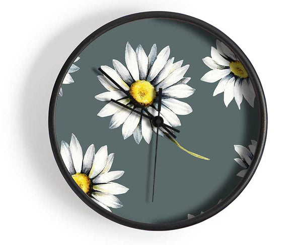 Aster Beauty Clock - Wallart-Direct UK