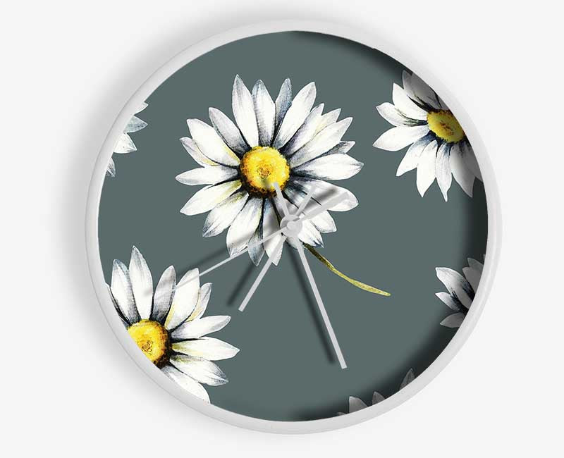 Aster Beauty Clock - Wallart-Direct UK