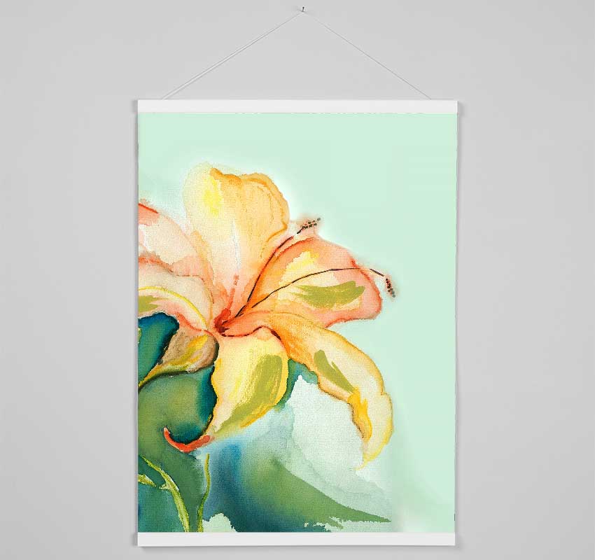 Single Lily Hanging Poster - Wallart-Direct UK