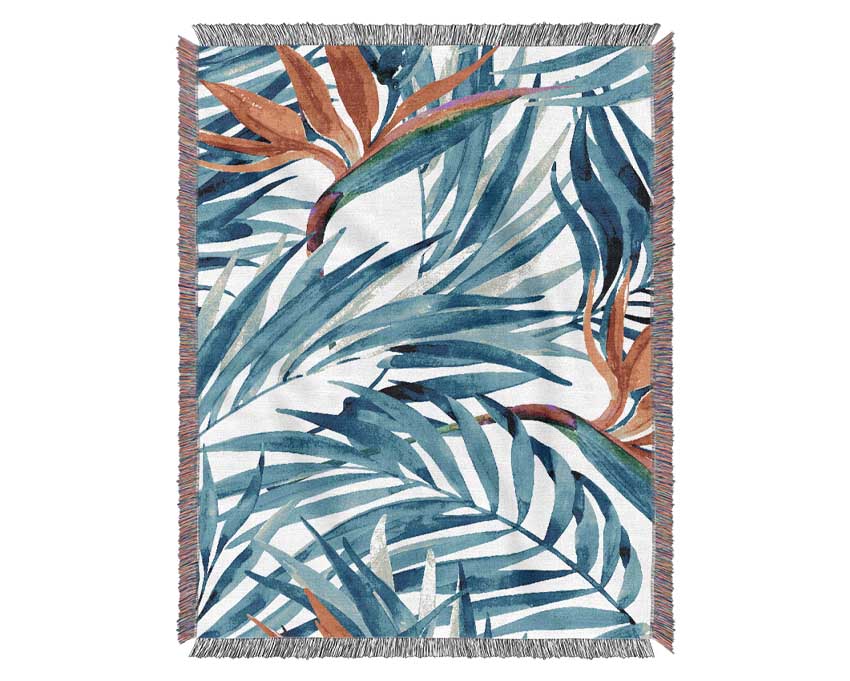 Bird Of Paradise Woven Blanket