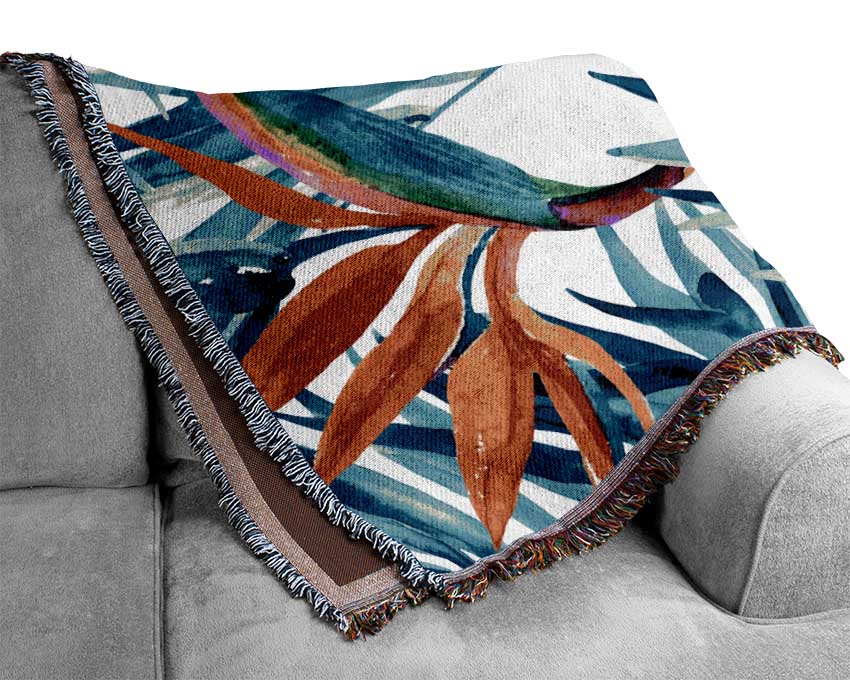 Bird Of Paradise Woven Blanket