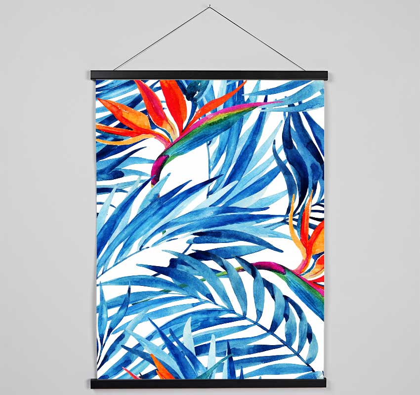 Bird Of Paradise Hanging Poster - Wallart-Direct UK