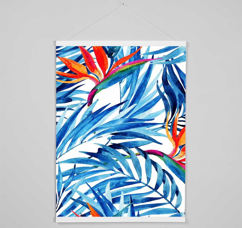 Bird Of Paradise Hanging Poster - Wallart-Direct UK