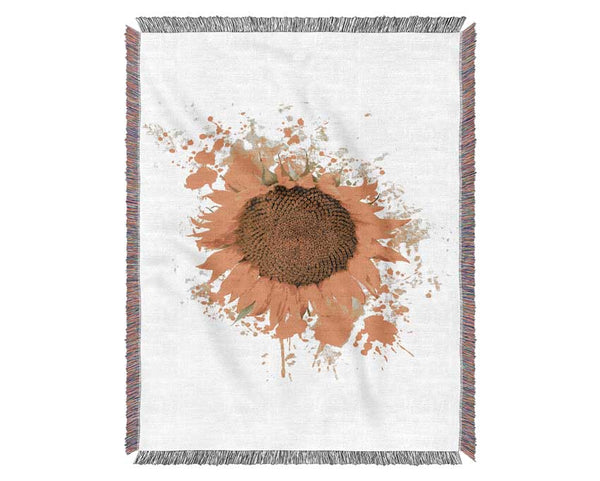 Sunflower Splash 2 Woven Blanket