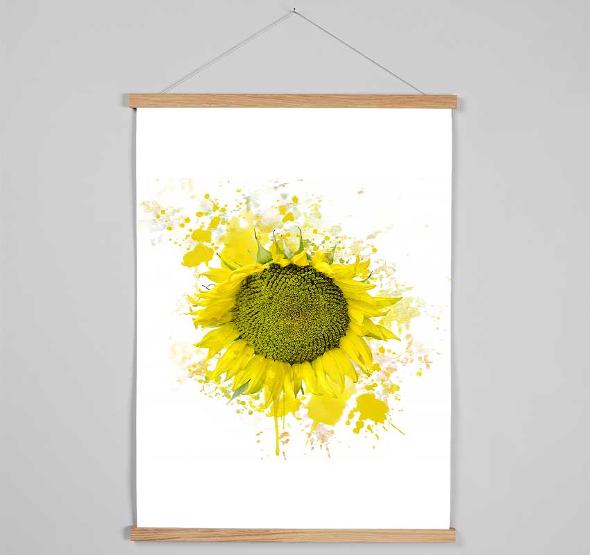 Sunflower Splash 2 Hanging Poster - Wallart-Direct UK