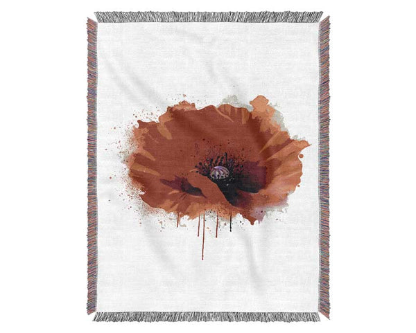 Poppy Melt Woven Blanket