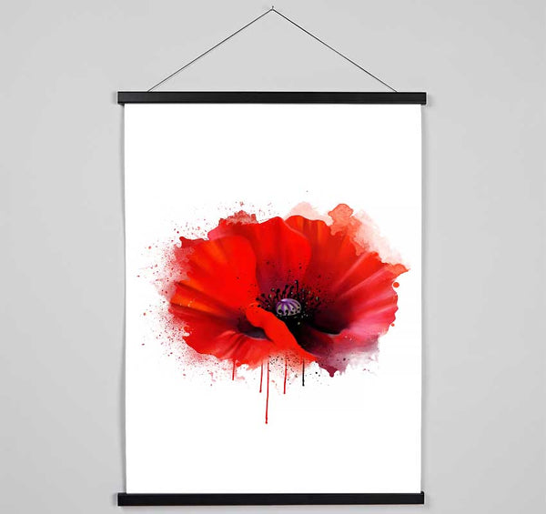 Poppy Melt Hanging Poster - Wallart-Direct UK