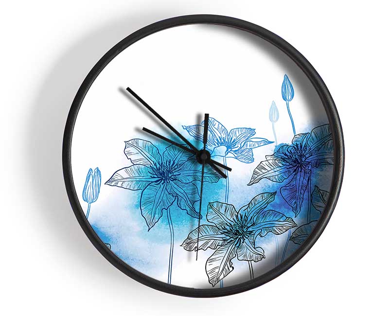 Just Blues Clock - Wallart-Direct UK