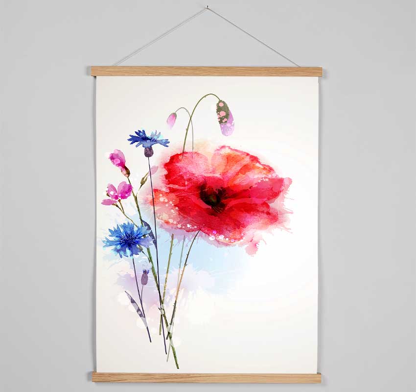 Poppy Magic Hanging Poster - Wallart-Direct UK