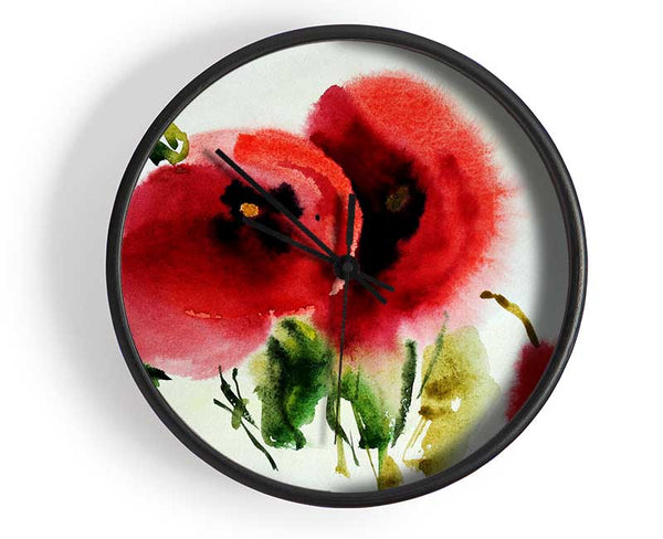 Poppy Vision Clock - Wallart-Direct UK