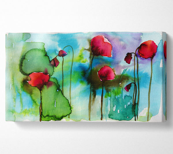 Watercolour Poppies