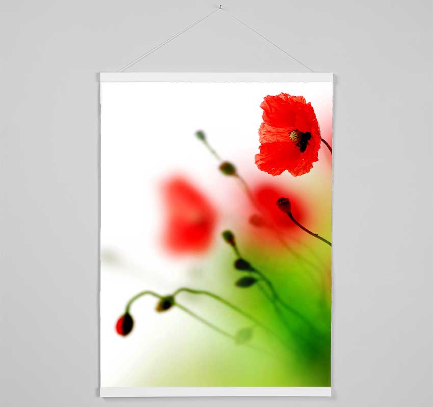 Poppy Whisper Hanging Poster - Wallart-Direct UK