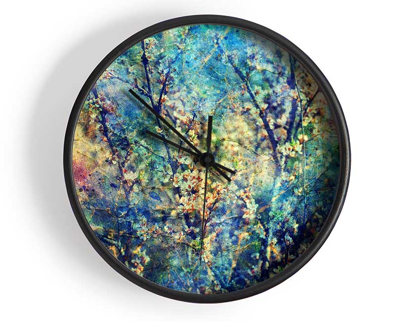 Cherry Tree Illusion Clock - Wallart-Direct UK