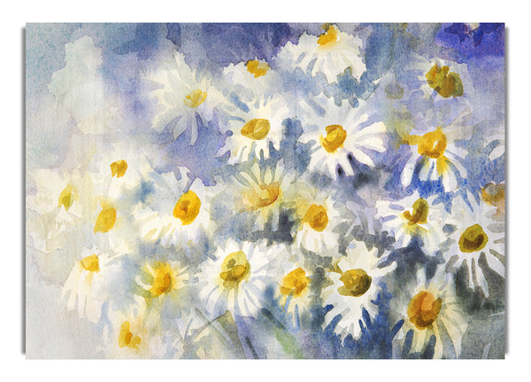 Abstract Daisy Blues