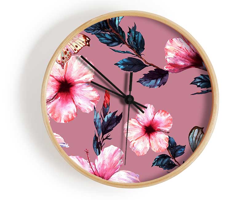 Butterfly Wonder Clock - Wallart-Direct UK