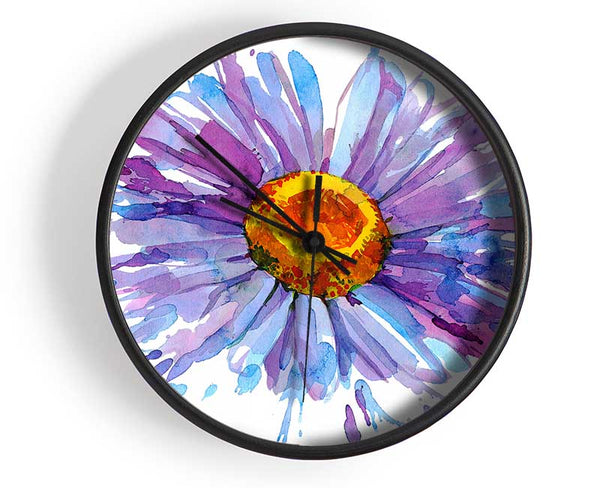 Daisy Splash Clock - Wallart-Direct UK