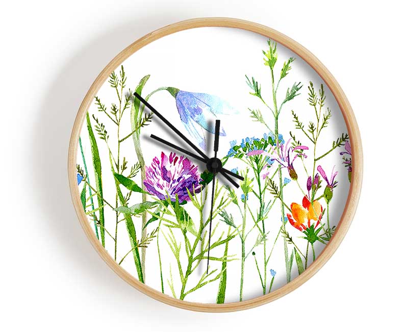 English Garden Clock - Wallart-Direct UK