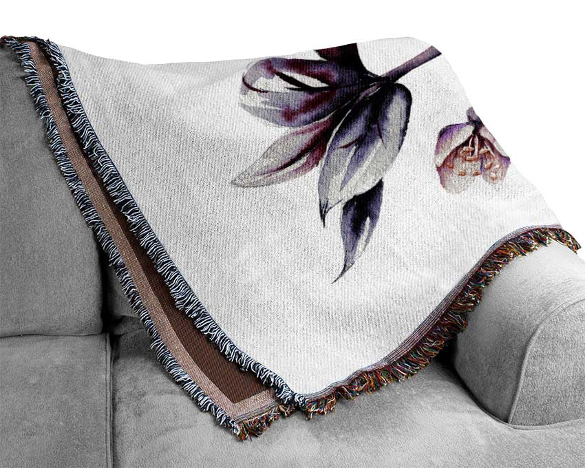 Cherry Tree Beauty Woven Blanket