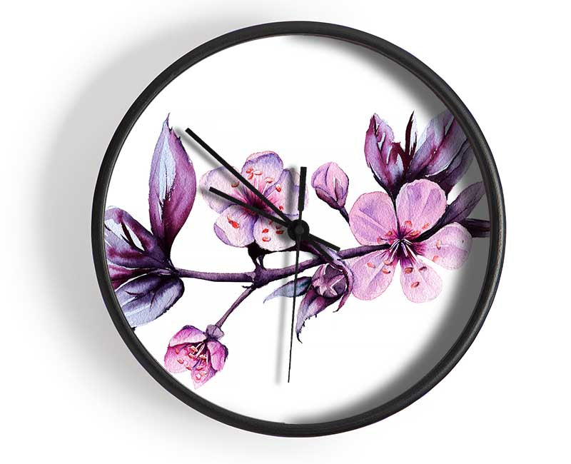 Cherry Tree Beauty Clock - Wallart-Direct UK