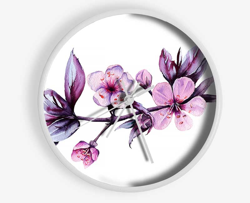 Cherry Tree Beauty Clock - Wallart-Direct UK