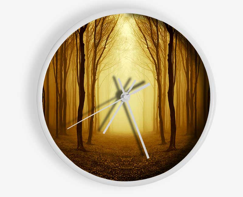 Through The Golden Path Clock - Wallart-Direct UK