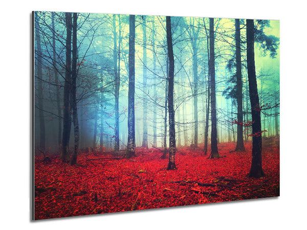 Mist In The Red Forest