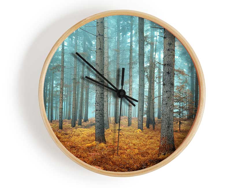 Misty Forest Glow Clock - Wallart-Direct UK