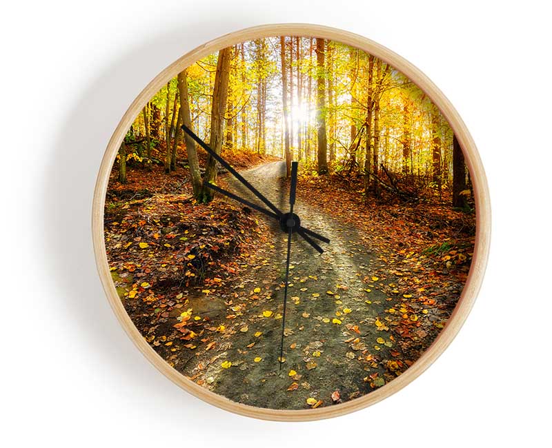 Path To The Sun 1 Clock - Wallart-Direct UK