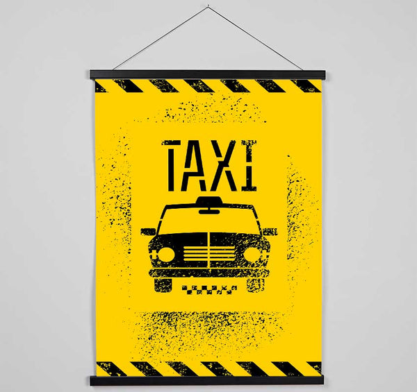 Funky NYC Taxi Cab Hanging Poster - Wallart-Direct UK