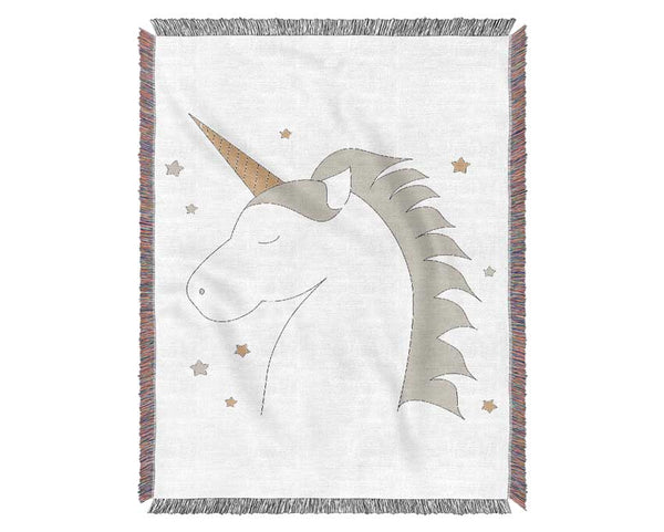 Magical Unicorn Woven Blanket