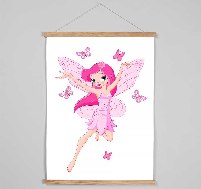 Butterfly Fairy Hanging Poster - Wallart-Direct UK