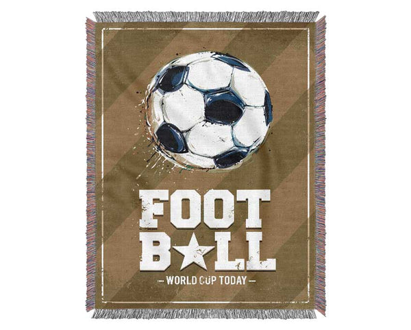 Football Madness Woven Blanket