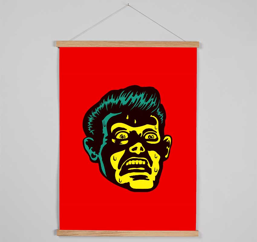 Face Of Horror Hanging Poster - Wallart-Direct UK